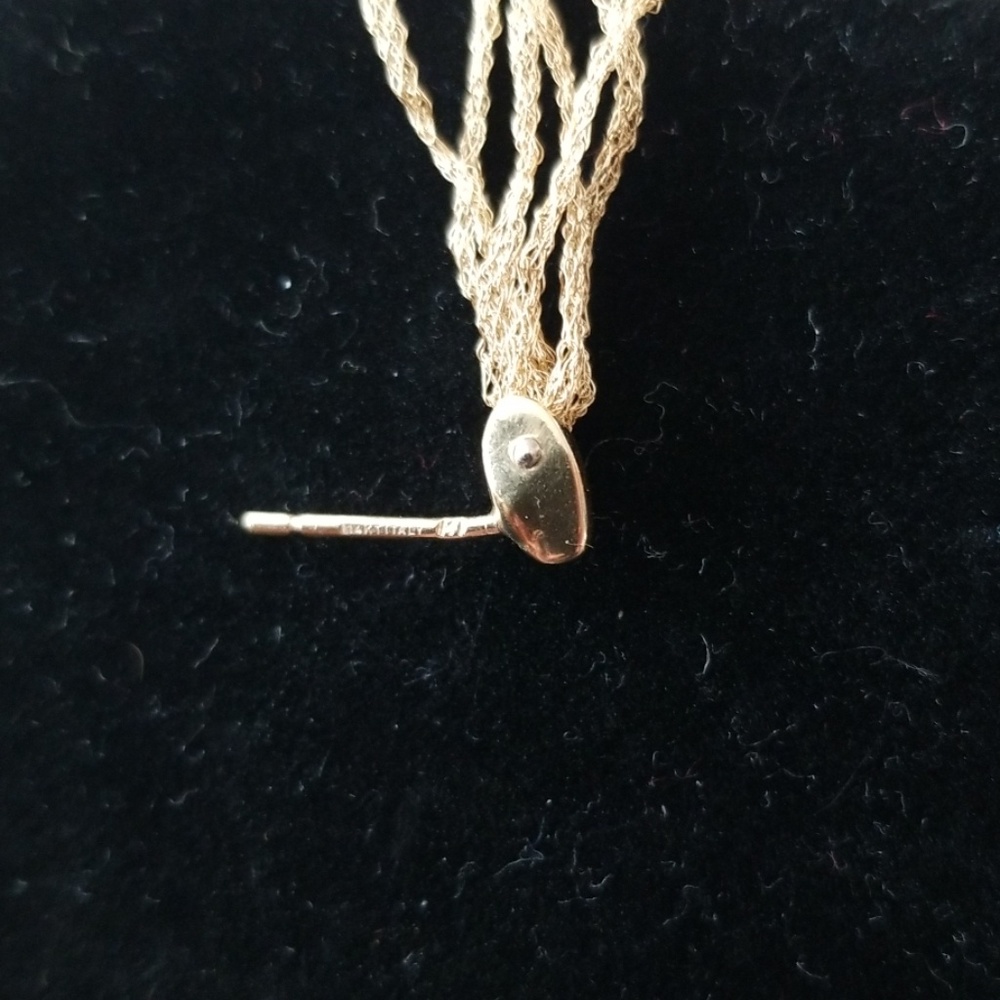 14kt Dangle Earrings - Picture 4 of 4